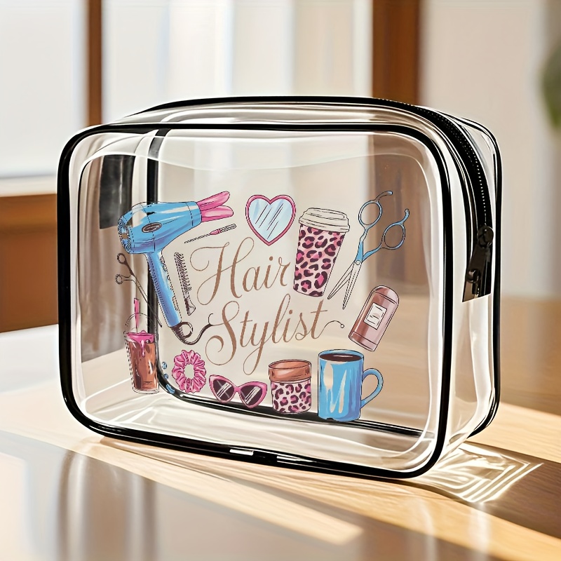 Women Bags For Airport - กระเป๋าใส่เครื่องสำอางแบบใส 1 ชิ้น กระเป๋าใส่อุปกรณ์อาบน้ำสำหรับเดินทาง กระเป๋าใส่ของใช้ในห้องน้ำ กระเป๋าจัดระเบียบสำหรับออกกำลังกาย