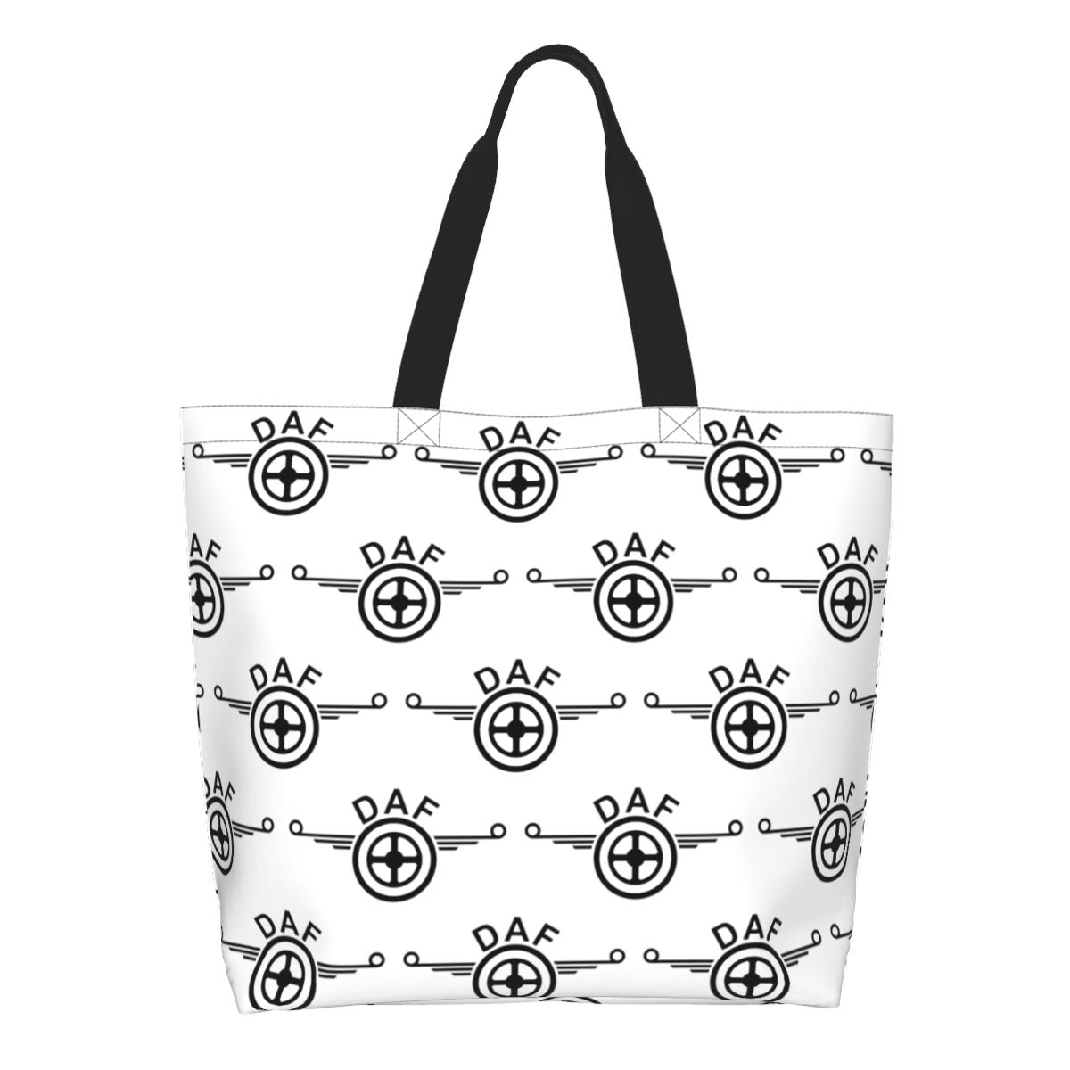 Women Bags Vector - ดัฟ ทรัค โลโก้เวกเตอร์ ดีไซน์กระเป๋าช้อปปิ้งผ้าแคนวาส กระเป๋าสะพายความจุขนาดใหญ่ กระเป๋าช้อปปิ้ง