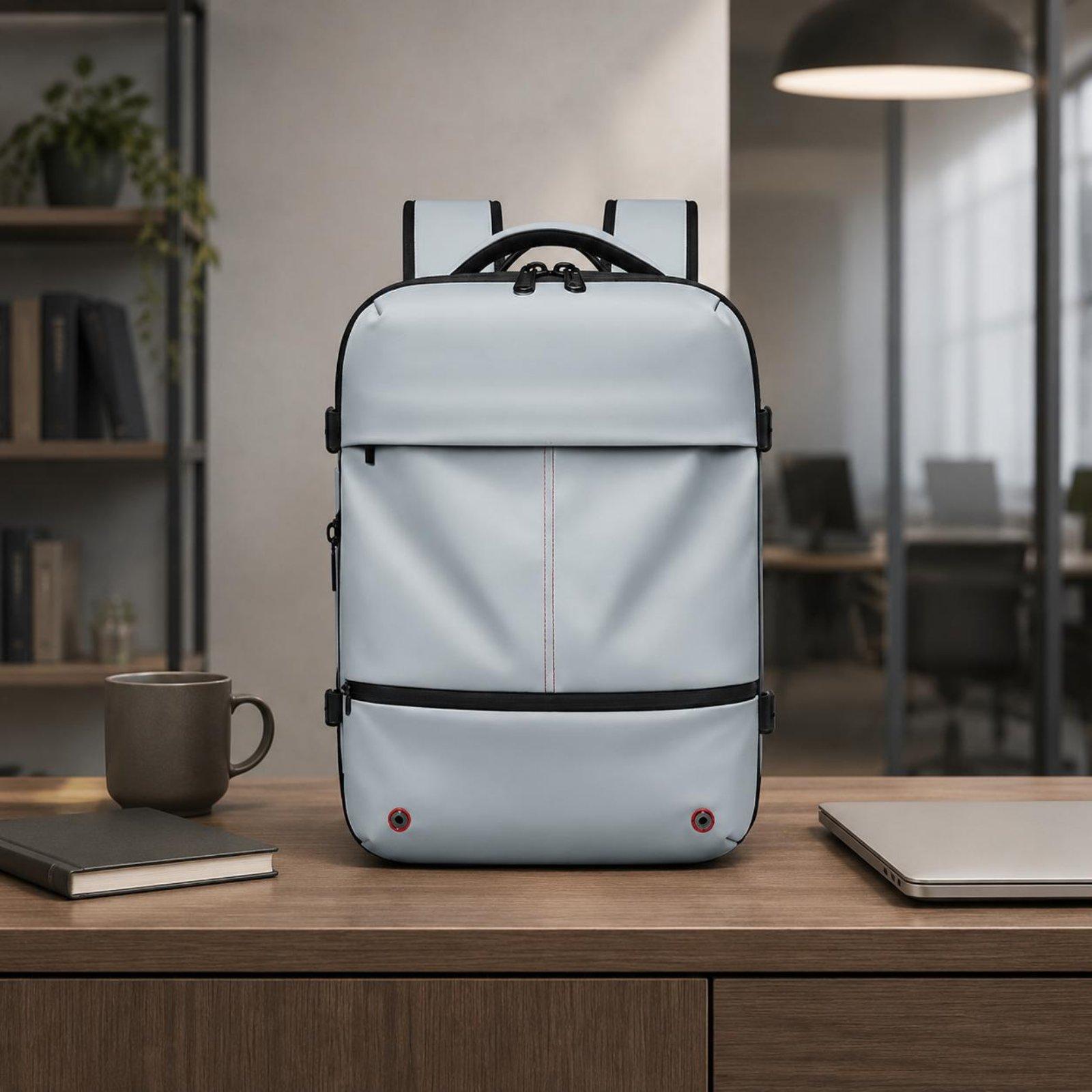 Women Bags Office - กระเป๋าเดินทางสำหรับผู้หญิง กระเป๋าเป้สะพายหลังสำหรับใส่แล็ปท็อป ขยายได้ น้ำหนักเบา เหมาะสำหรับการเดินทางและการเดินทางประจำวัน