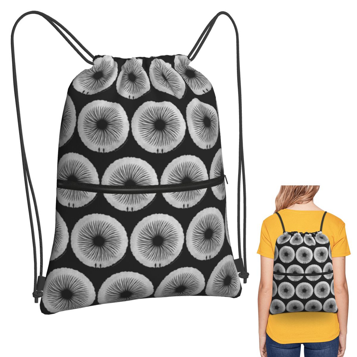 Women Bags Dune - กระเป๋าเป้สะพายหลังลายหนัง Dune Sandworm กระเป๋าแบบมีเชือกผูก กระเป๋าใส่ของจุกจิก กระเป๋าใส่หนังสือ