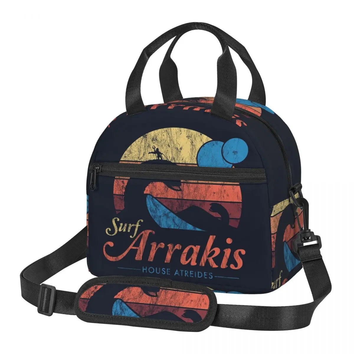 Women Bags Dune - กระเป๋าใส่อาหารแบบมีฉนวนกันความร้อน Visit Arrakis Distressed Surf Dune