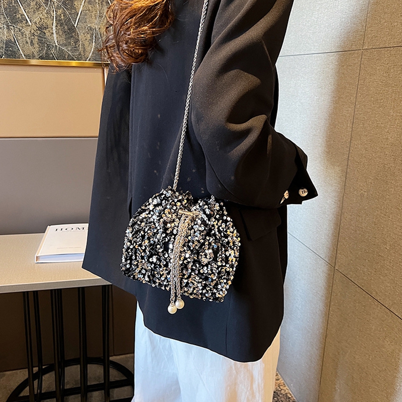 Women'S Bags New Look - ดูดีบุคลิกภาพเลื่อมผู้หญิงใหม่เกาหลีกระเป๋า Bright Eyes สไตล์แฟชั่น Crossbody Dinner