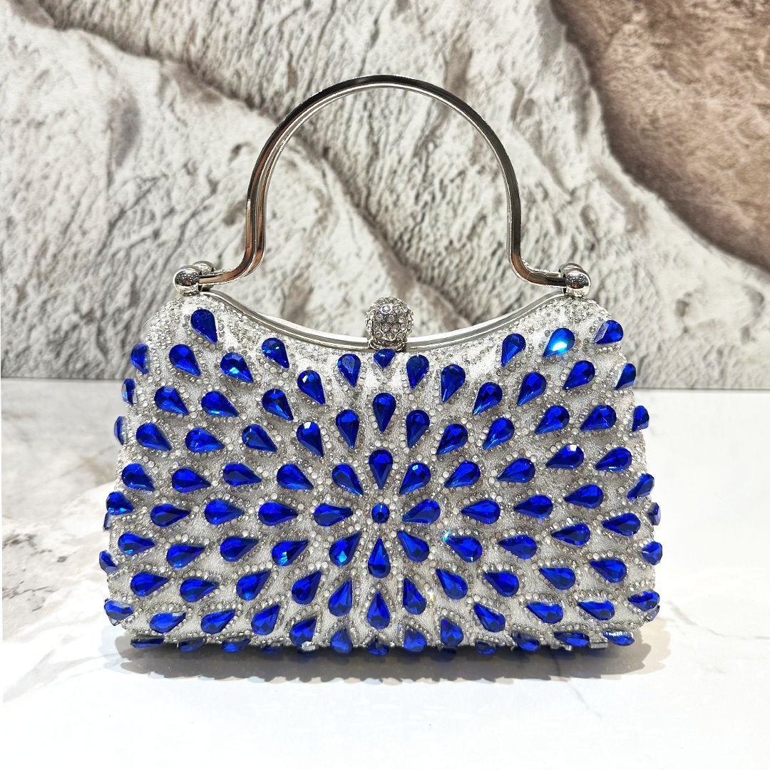 Women Bags For Sale - กระเป๋าคลัทช์เพชรประดับเพชรแบบใหม่ กระเป๋าแฟชั่นสำหรับงานเลี้ยงอาหารค่ำ งานปาร์ตี้ งานเลี้ยงไวน์ กระเป๋าสะพายอเนกประสงค์สำหรับผู้หญิง (ไม่ขายแยกชิ้น)