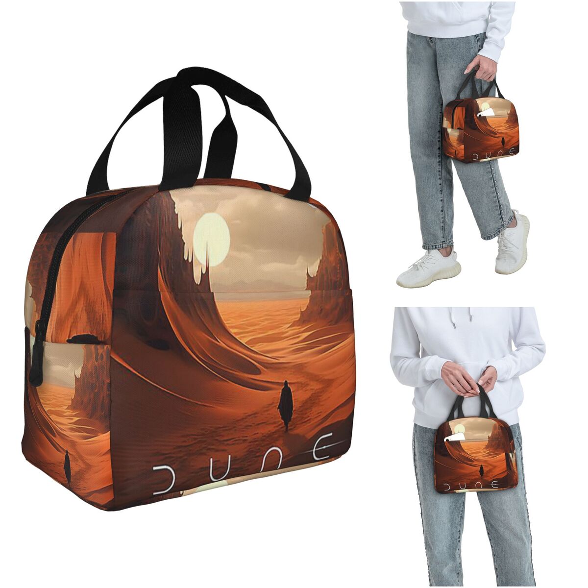 Women Bags Dune - ดูน 2020 แฟนอาร์ตกระเป๋าใส่อาหารกลางวันแบบมีฉนวนสำหรับผู้หญิงเด็กกล่องอาหารแบบพกพากระเป๋าใส่อาหารกลางวันแบบเก็บความร้อน