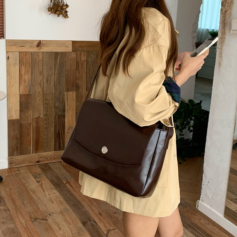 Women Bags For Airport - Cgcbag กระเป๋าถือสตรีกระเป๋าหิ้ววินเทจกระเป๋าถือหนัง PU ดีไซน์หรูหราแบบเรียบกระเป๋าหิ้วทรงสี่เหลี่ยมของผู้หญิง