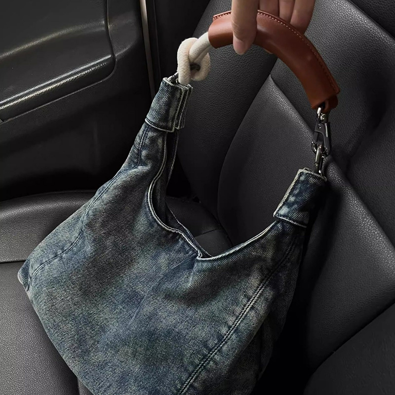 Women Bags For Sale - กระเป๋าถือสะพายไหล่ผู้หญิงอเนกประสงค์ ดีไซน์ใหม่สุดฮิต ปี 2026 กระเป๋าโท้ทแฟชั่นสตรีทเทรนด์ ผ้าเดนิม