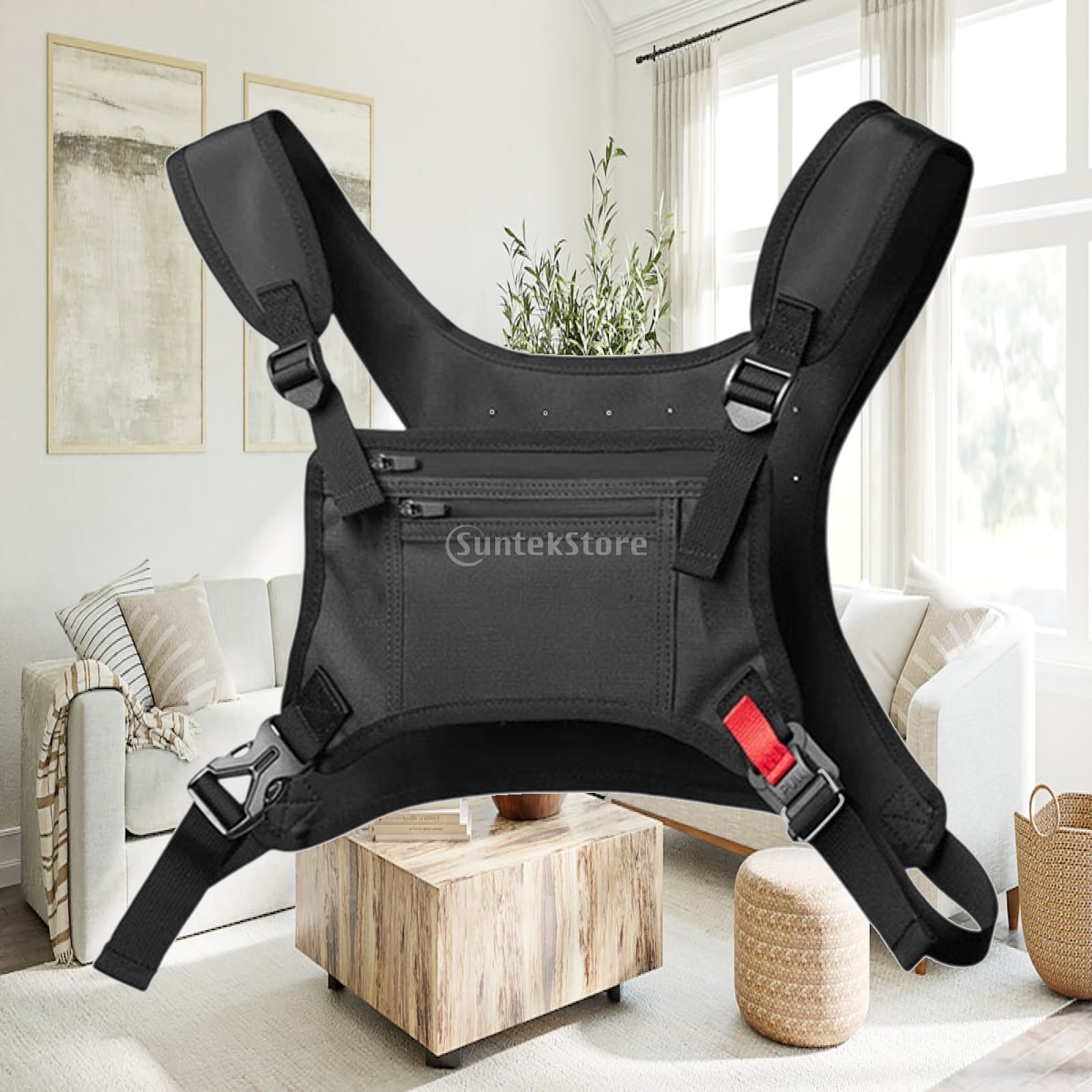 Women Bags Pack - กระเป๋าคาดหน้าอกสำหรับผู้ชายและผู้หญิง สายปรับได้ น้ำหนักเบา ระบายอากาศได้ดี เหมาะสำหรับการเดินทาง ตกปลา