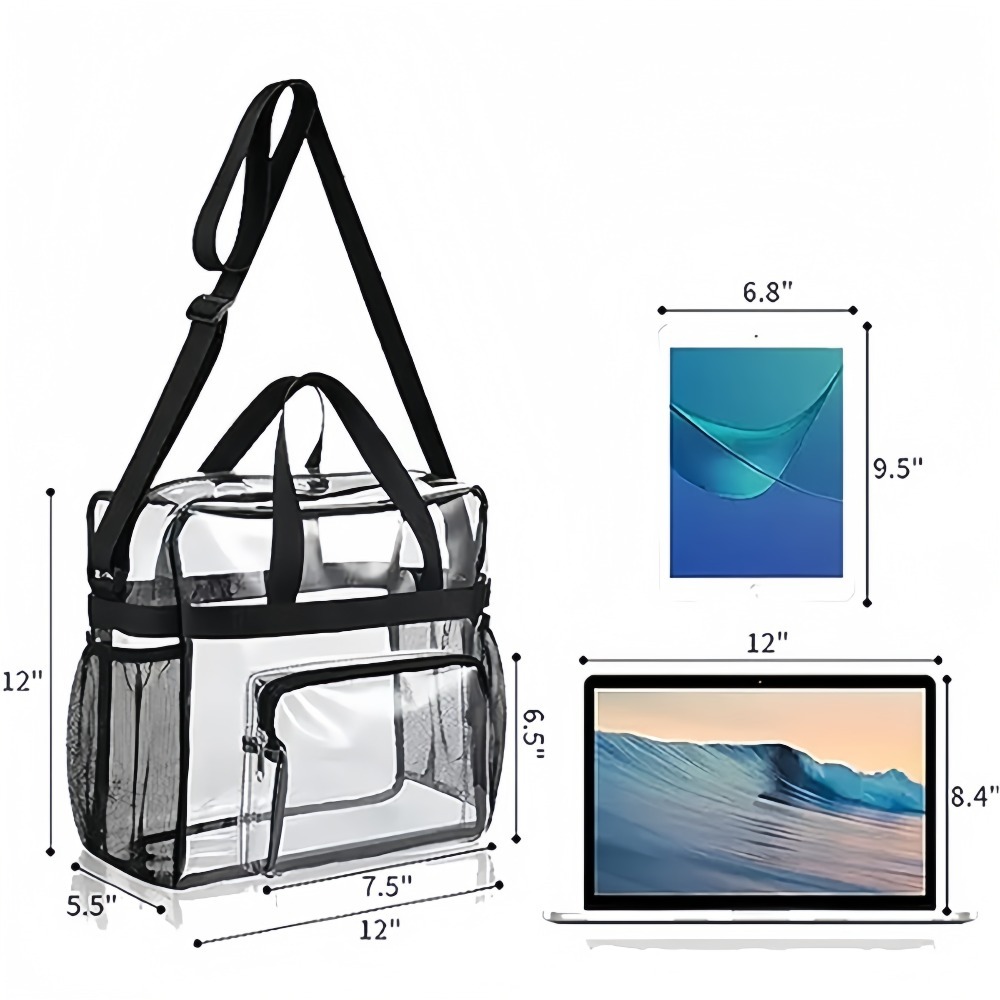 กระเป๋าใสแบบสะพายข้าง ทนทาน ทำ - Women Bags Work บทวิจารณ์และราคา