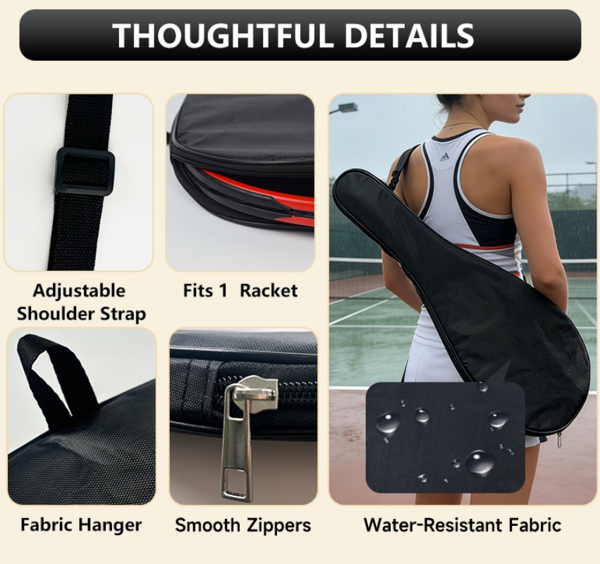 ปลอกคลุมไม้เทนนิสแบบพกพา ชุดเด - Women Bags Pack บทวิจารณ์และราคา
