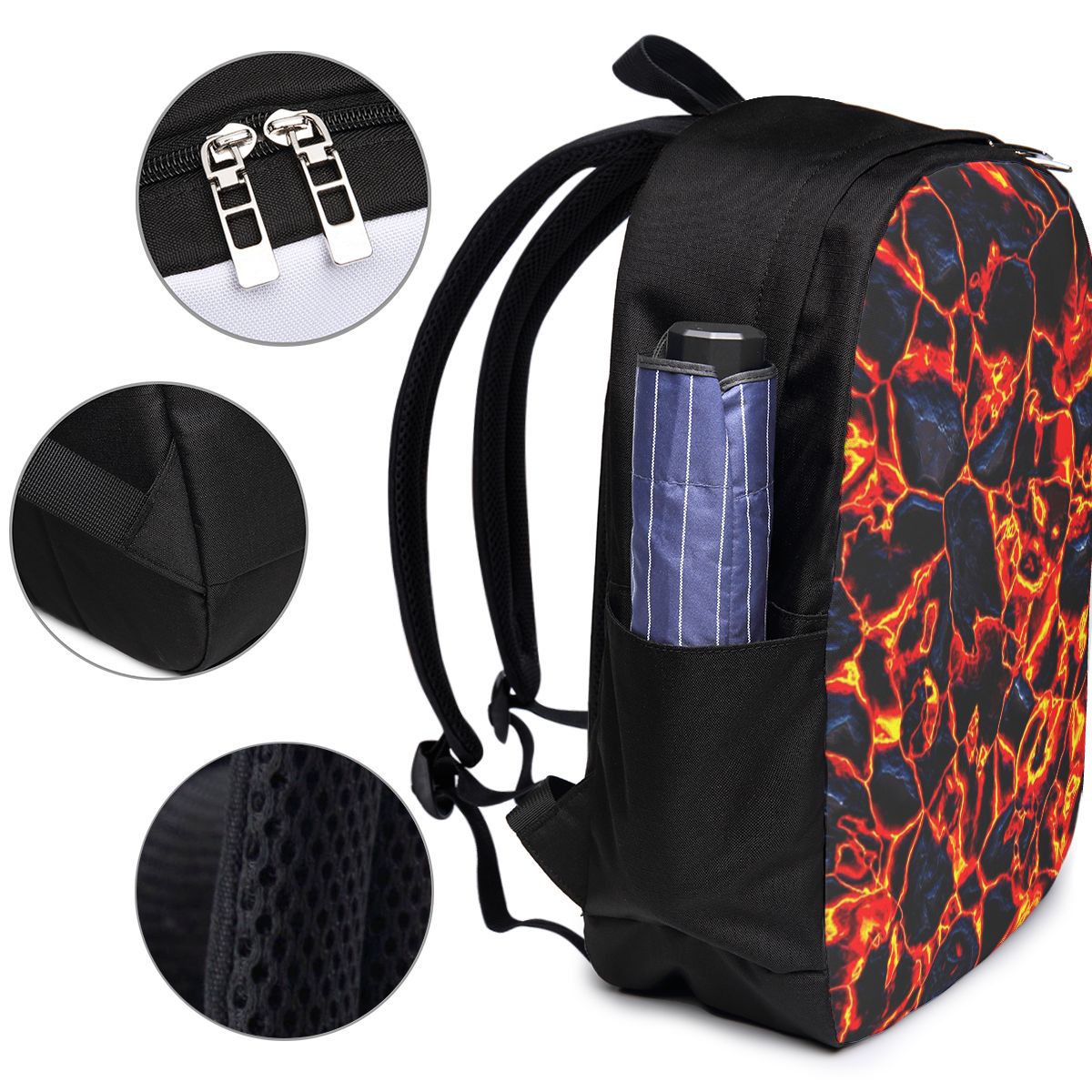 กระเป๋าเป้สะพายหลังลายภูเขาไฟล - Women Bags For Women บทวิจารณ์และราคา