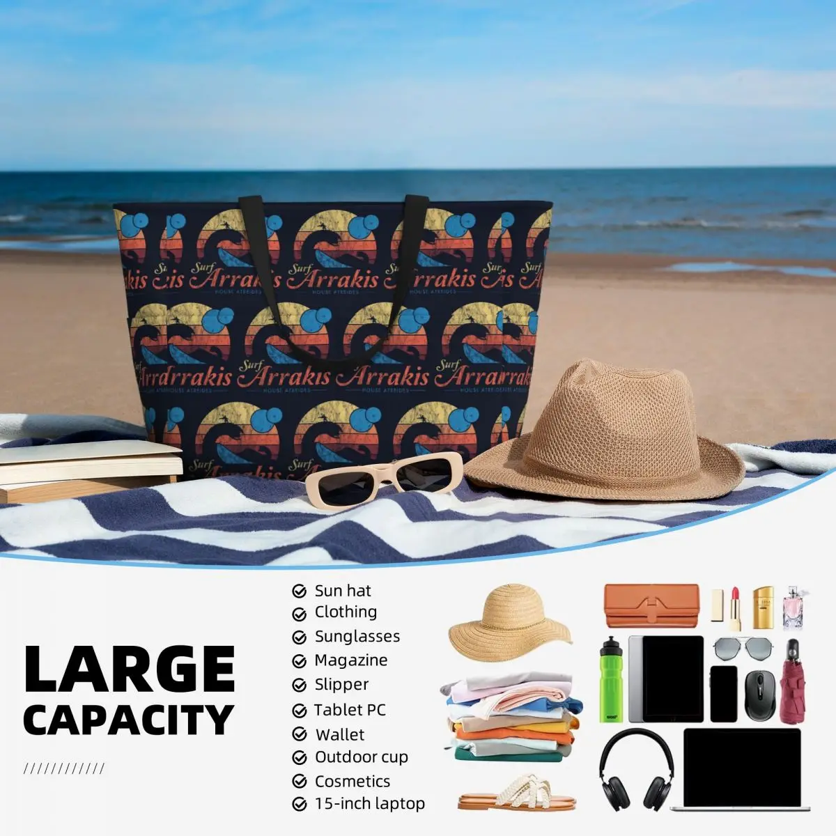 กระเป๋าหิ้วชายหาด Visit Arraki - Women Bags Dune บทวิจารณ์และราคา