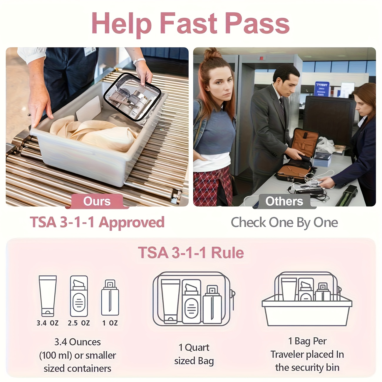 กระเป๋าใส่เครื่องสำอางแบบใส 1  - Women Bags For Airport บทวิจารณ์และราคา