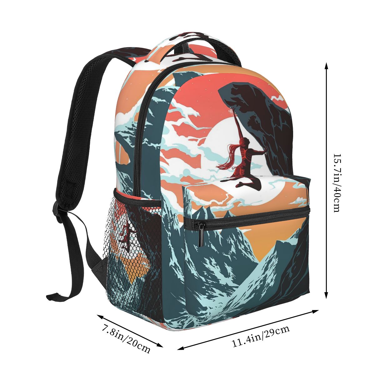 กระเป๋าเป้สะพายหลังลายกราฟิกเด - Women Bags Vector บทวิจารณ์และราคา