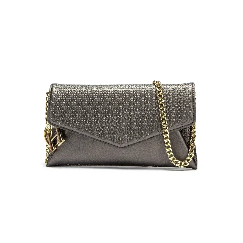 กระเป๋าถือสะพายข้างผู้หญิง CH  - Women Bags Logo บทวิจารณ์และราคา