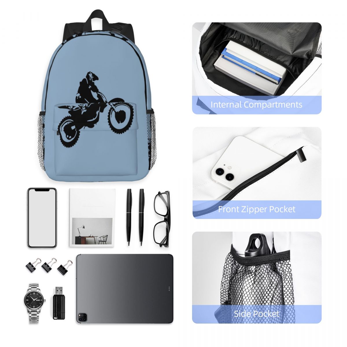 Moto X Dirt Bike Monotone Vect - Women Bags Vector บทวิจารณ์และราคา