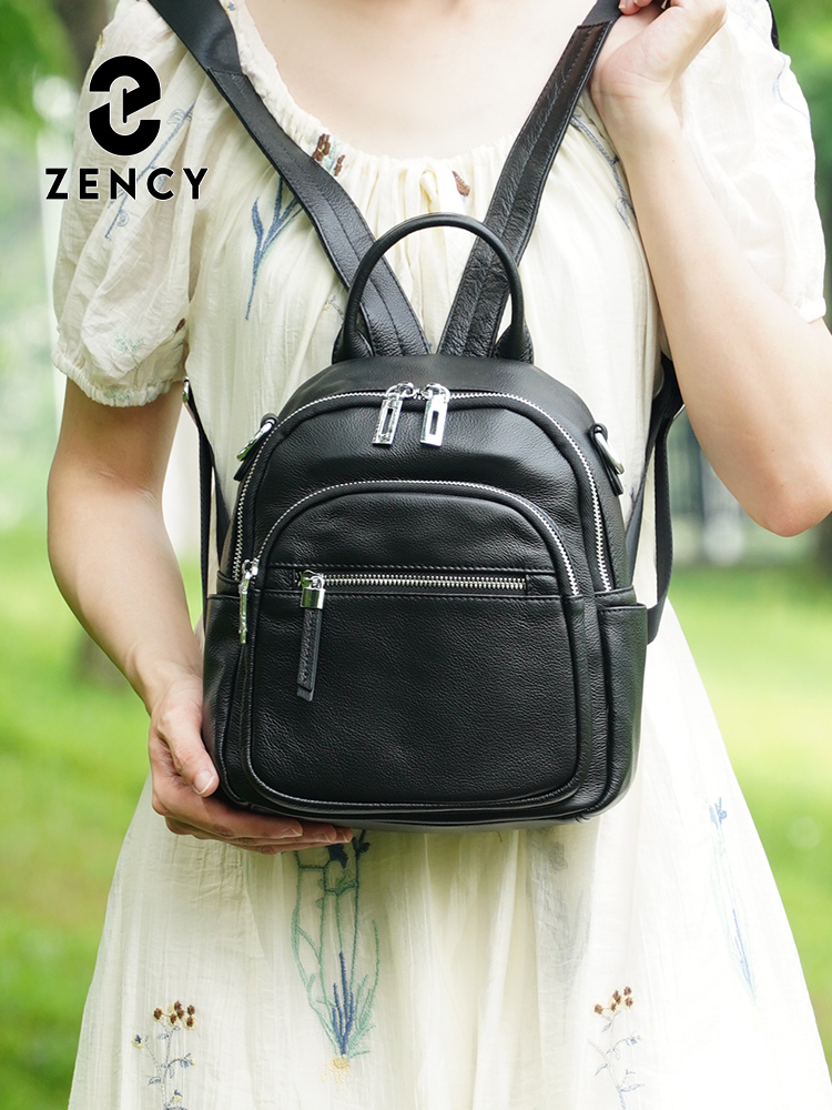 เซนซีกระเป๋าเป้สะพายหลังหนังแท - Women Bags Work บทวิจารณ์และราคา