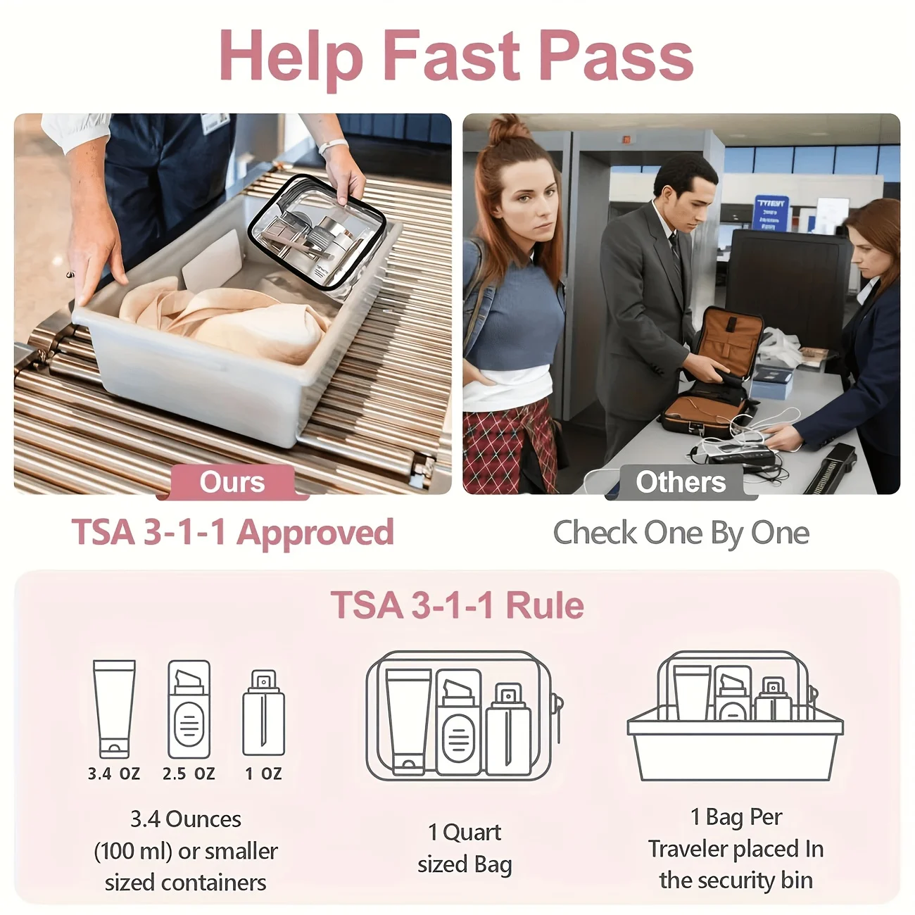 กระเป๋าใส่เครื่องสำอางแบบใส 1  - Women Bags For Airport บทวิจารณ์และราคา