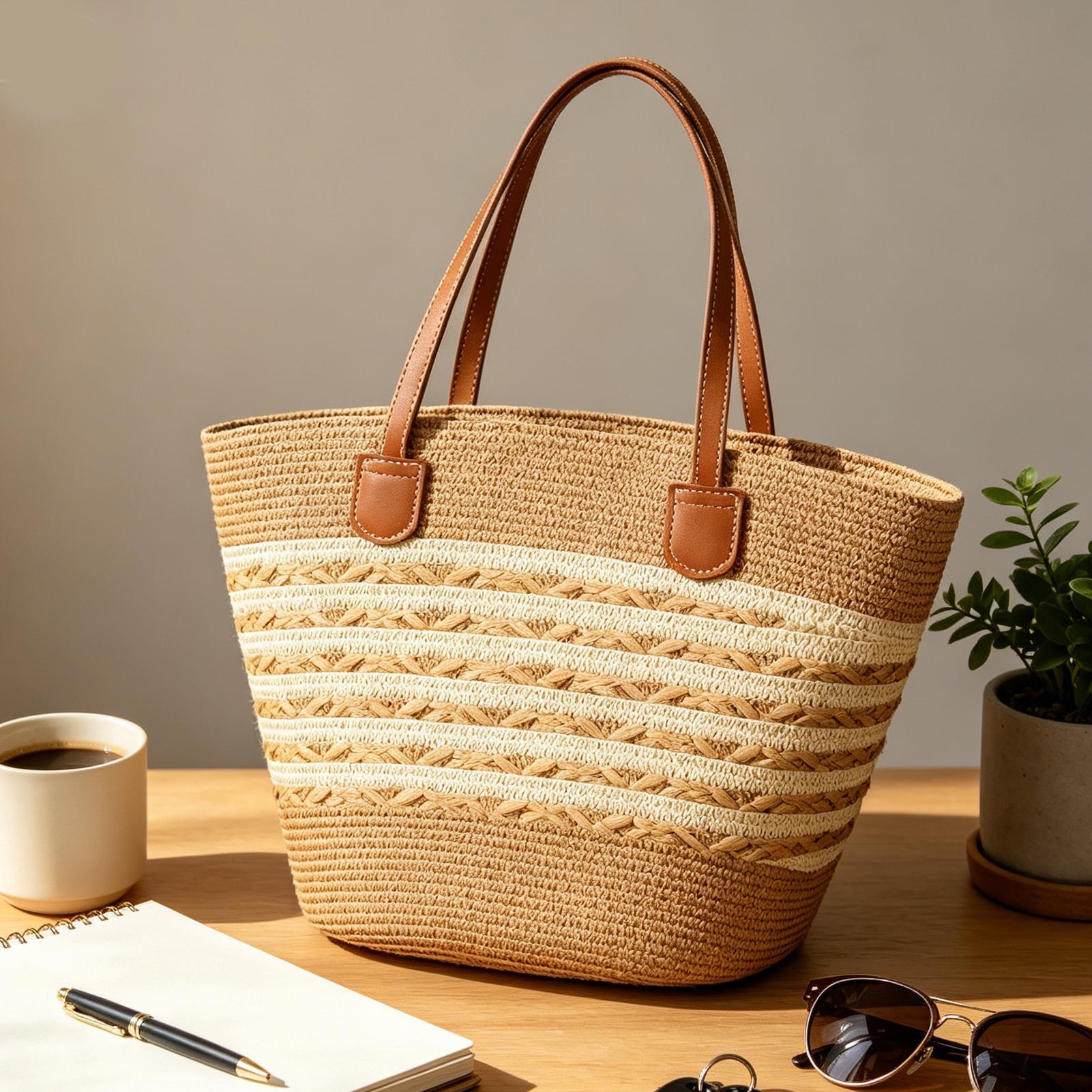 กระเป๋าโท้ททรงโบโฮขนาดใหญ่ ดีไ - Women Bags Office บทวิจารณ์และราคา