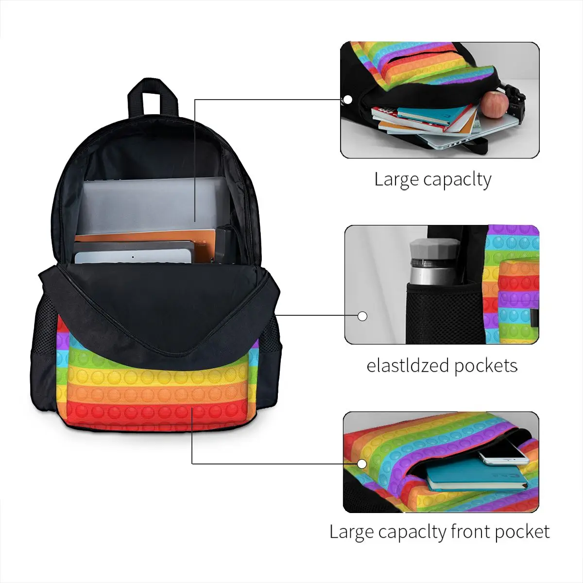 กระเป๋าเป้สะพายหลังลายเวกเตอร์ - Women Bags Vector บทวิจารณ์และราคา