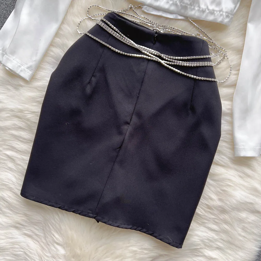 ชุดแฟชั่น 2 ชิ้น เสื้อเชิ้ตคอว - Women Bags Office บทวิจารณ์และราคา
