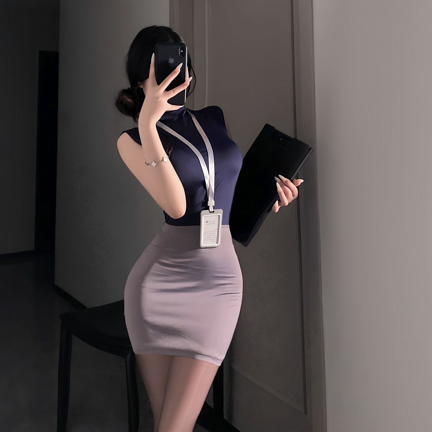 กระโปรงหวานชุด OL เซ็กซี่ Pure - Women Bags Office บทวิจารณ์และราคา