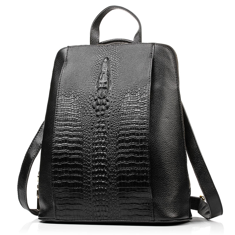 กระเป๋าเป้สะพายหลังหนังจระเข้ส - Women Bags Work บทวิจารณ์และราคา