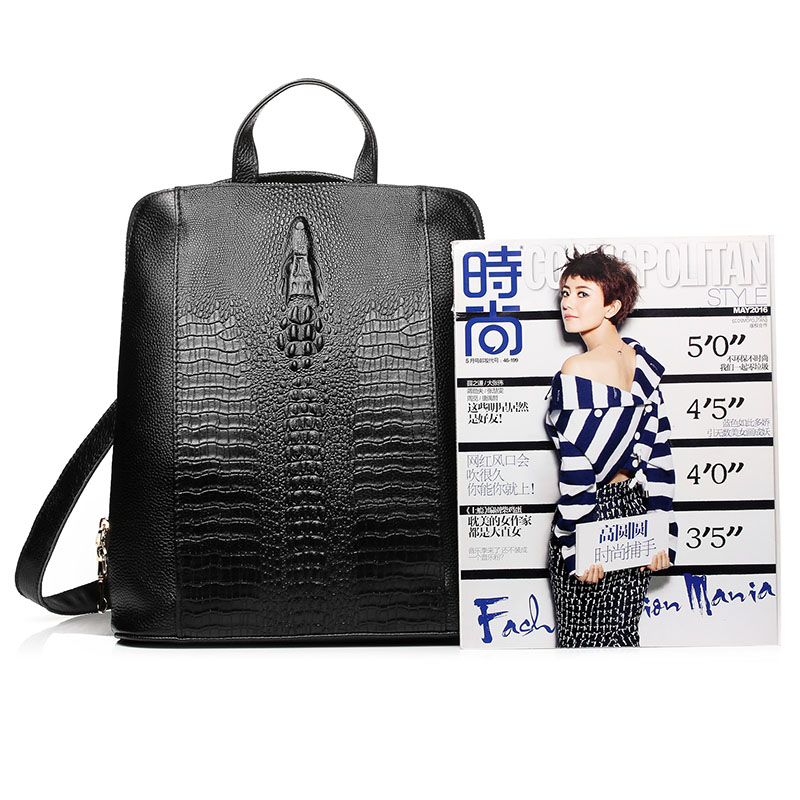 กระเป๋าเป้สะพายหลังหนังจระเข้ส - Women Bags Work บทวิจารณ์และราคา